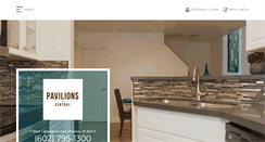 Desktop Screenshot of liveatthepavilions.com